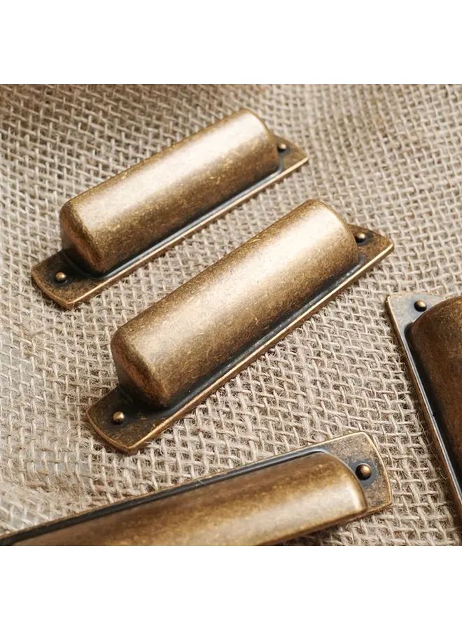 Vintage Bronze Cabinet Handles 76mm Hole Spacing Zinc Alloy Pulls For Kitchen Dresser Wardrobe - Image 4